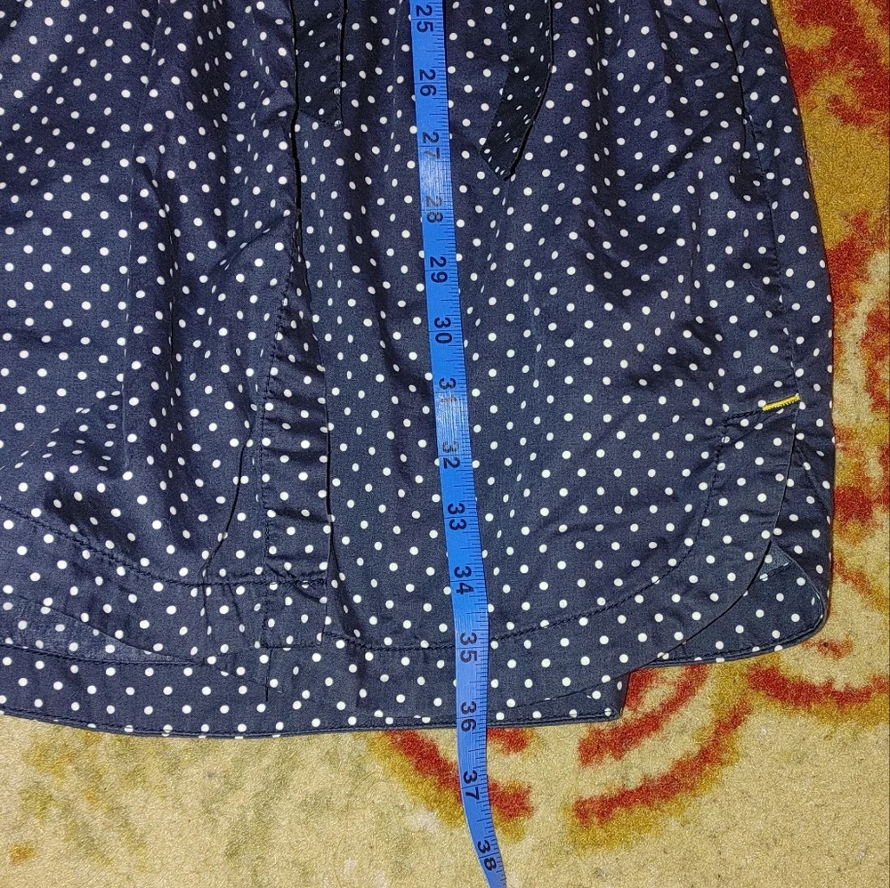 Tommy Hilfiger Navy Polka Dot Classic Preppy Girl Shirt Dress. - Picture 7 of 7